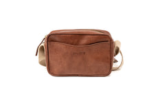 Leather Crossbody Sausalito Collection Tobacco