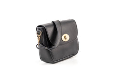 Leather Crossbody Broadway Collection Black