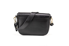 Leather Crossbody Broadway Collection Black