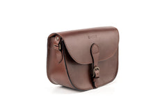 Leather Bag Princeton Collection Dark Brown