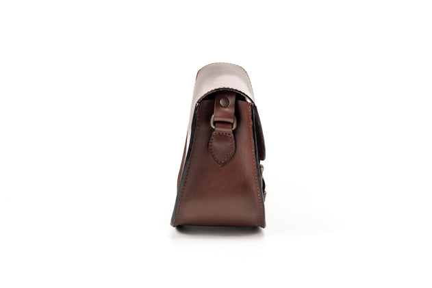 Princeton Leren Tas Donkerbruin