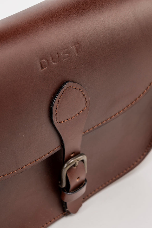 Princeton Leren Tas Donkerbruin