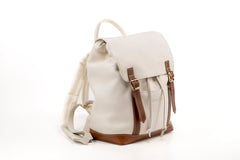 Leather Backpack Laurel Canyon Collection White