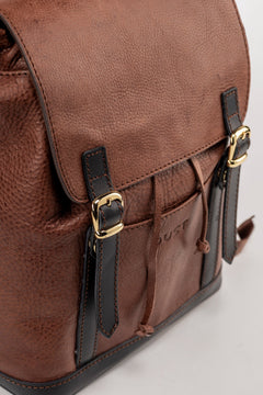 Leather Backpack Laurel Canyon Collection Tobacco