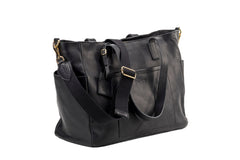 Leather Tote Fifth Avenue Collection Black