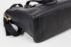 Leather Tote Fifth Avenue Collection Black