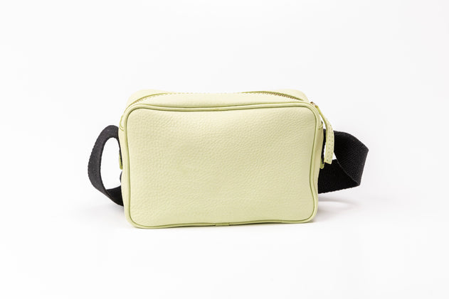 Sausalito Leren Crossbodytas Pistachio