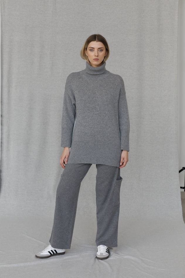 Angela Knitted Wool Trousers