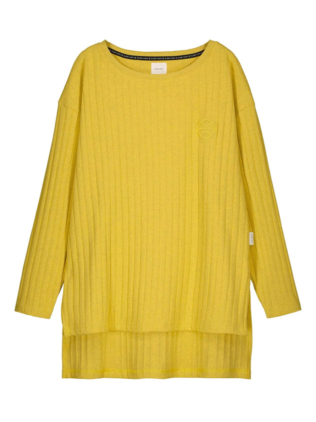 Olos Ribbed Shirt Yellow