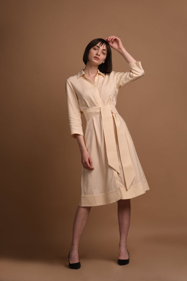 Mariam Dress Cream White