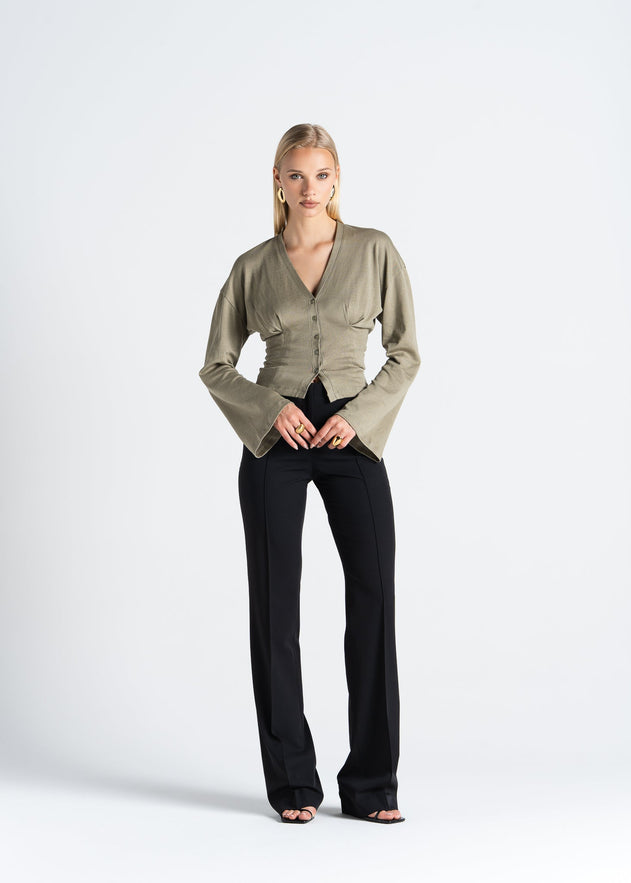D'Arc Blouse Green