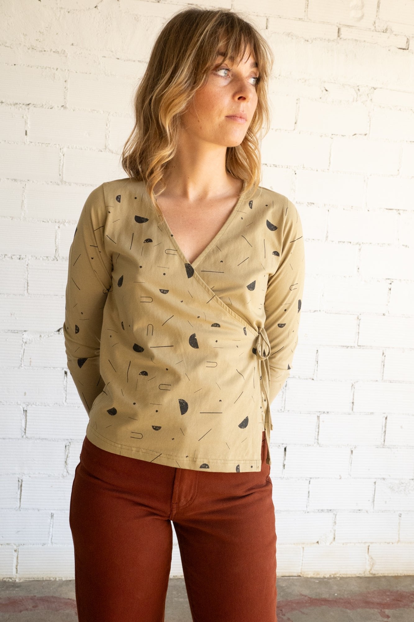 Gina Blouse Sidereal Rain Beige