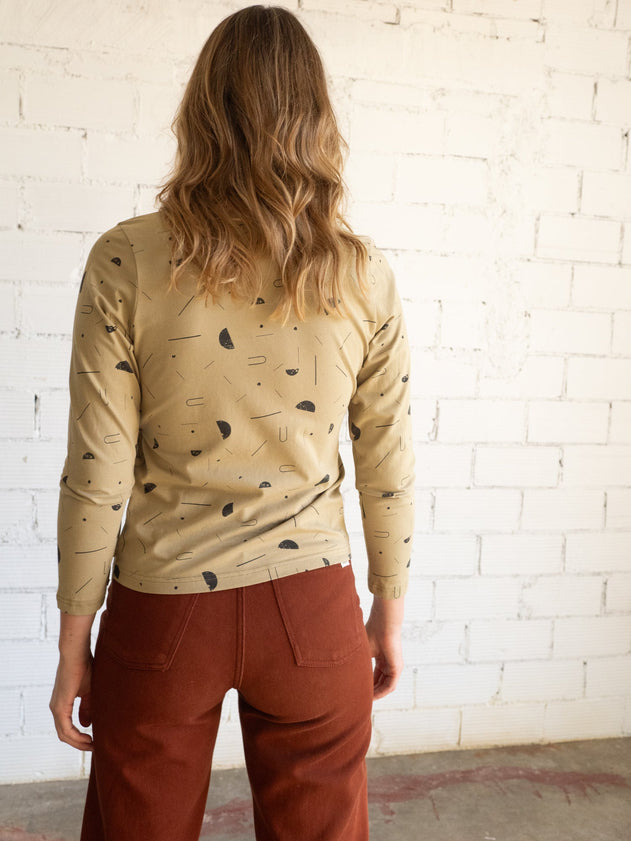 Gina Blouse Sidereal Rain Beige