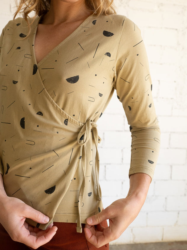 Gina Blouse Sidereal Rain Beige