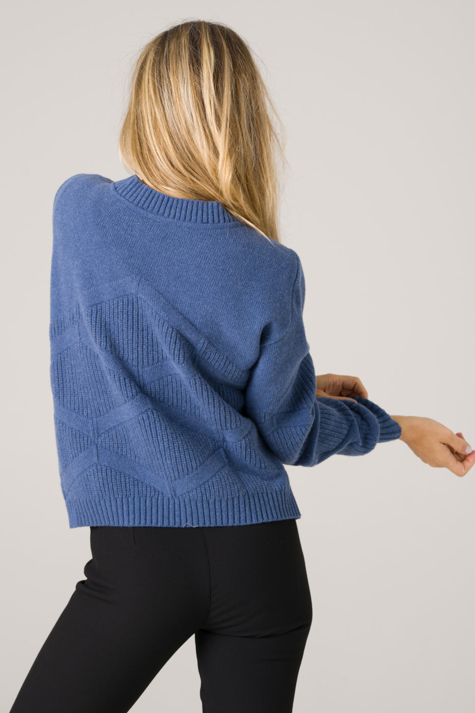 Tanaisie Merino Vest Blauw