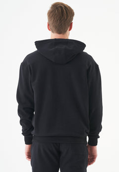 Halki Unisex Soft Touch Organic Cotton Hoodie Black