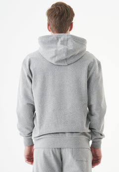 Halki Unisex Soft Touch Organic Cotton Hoodie Grey Melange