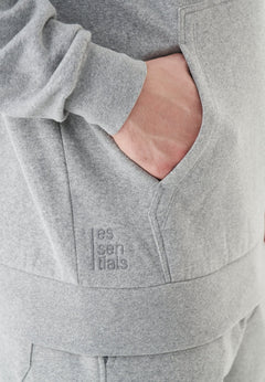 Halki Unisex Soft Touch Organic Cotton Hoodie Grey Melange