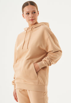 Halki Unisex Soft Touch Organic Cotton Hoodie Beige