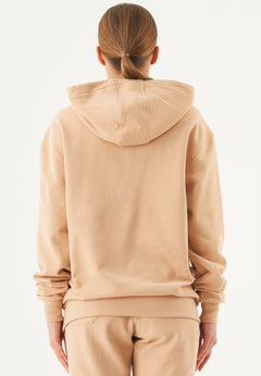 Halki Unisex Soft Touch Organic Cotton Hoodie Beige