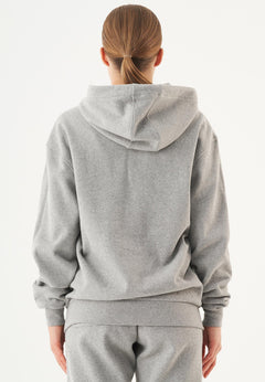 Halki Unisex Soft Touch Organic Cotton Hoodie Grey Melange