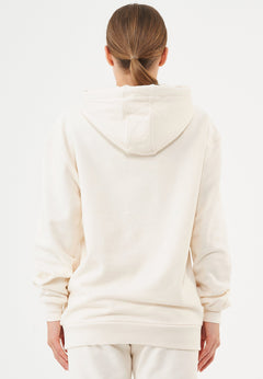 Halki Unisex Soft Touch Organic Cotton Hoodie Off White