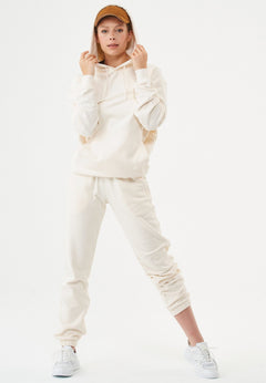 Halki Unisex Soft Touch Organic Cotton Hoodie Off White