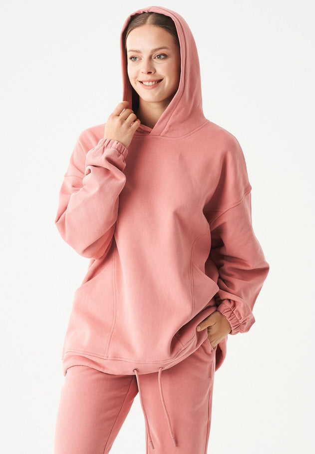 Hande Oversized Hoodie Blush