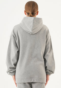 Hande Oversized Hoodie Grijs melange