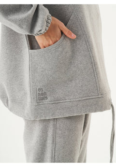 Hande Oversized Hoodie Grijs melange