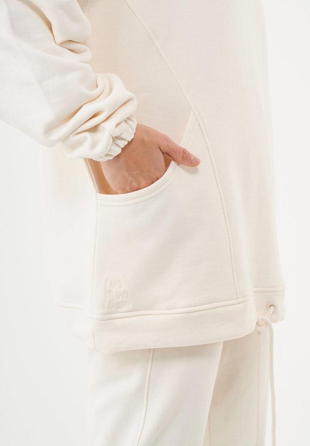 Hande Oversized Hoodie Gebroken wit