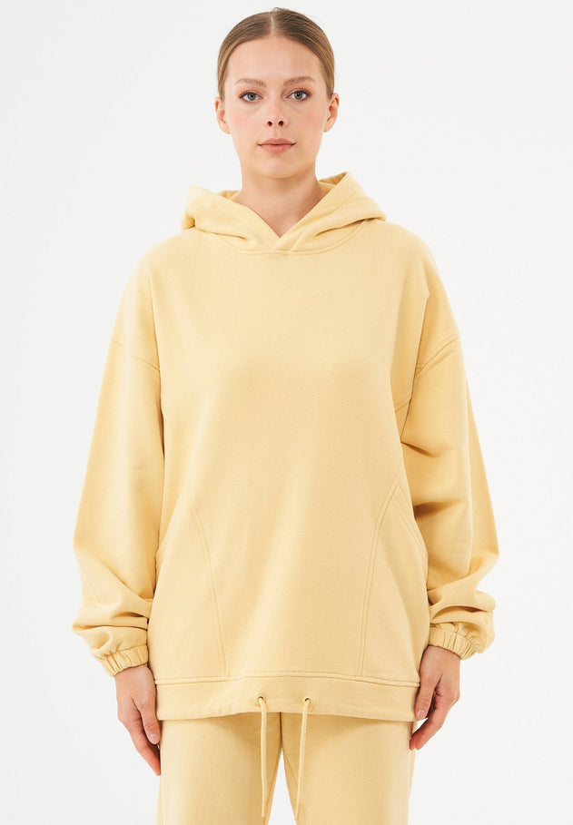 Hande Oversized Hoodie Zachtgeel