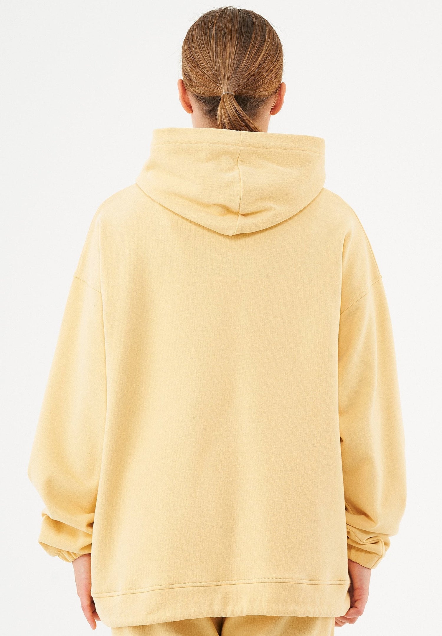 Hande Oversized Hoodie Zachtgeel