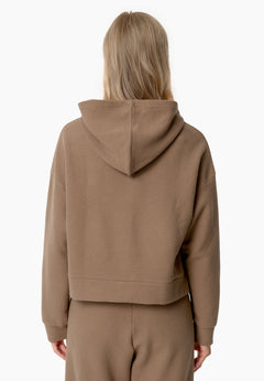 Hanna Waffle Hoodie Gravel