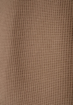 Hanna Waffle Hoodie Gravel