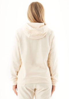 Haree Soft Touch Organic Cotton Hoodie Off White