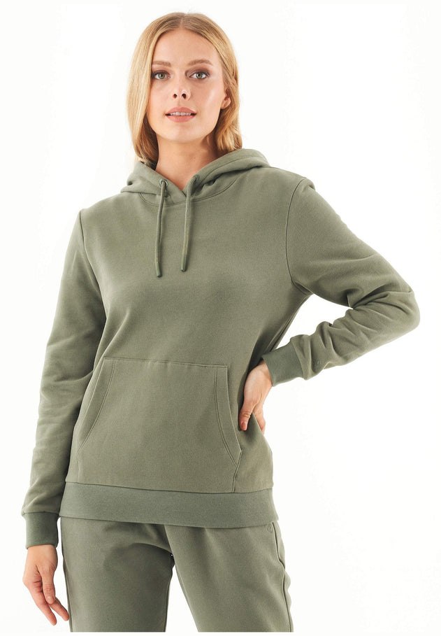 Haree Hoodie Olijf