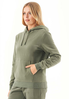 Haree Hoodie Olijf