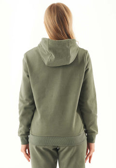 Haree Soft Touch Organic Cotton Hoodie Olive