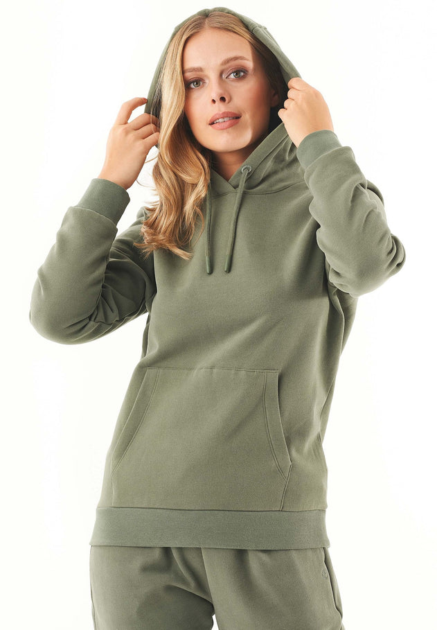 Haree Hoodie Olijf