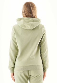 Haree Soft Touch Organic Cotton Hoodie Sage Green