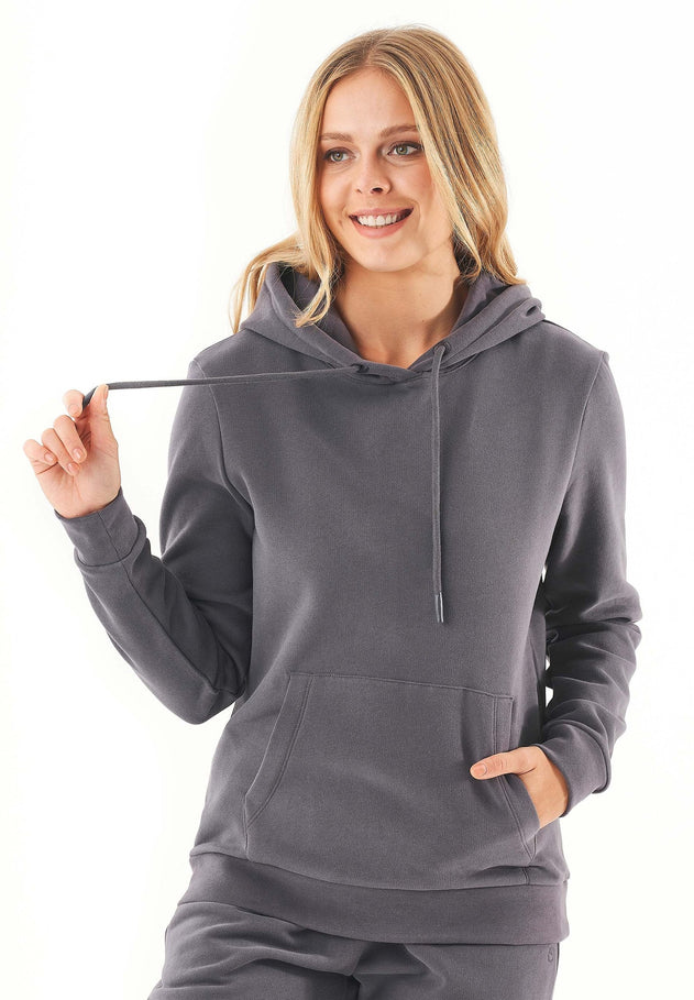 Haree Soft Touch Organic Cotton Hoodie Shadow