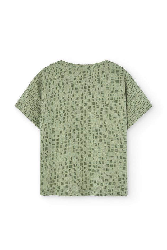 Kid's Haco Oversized T-Shirt Wicker Green