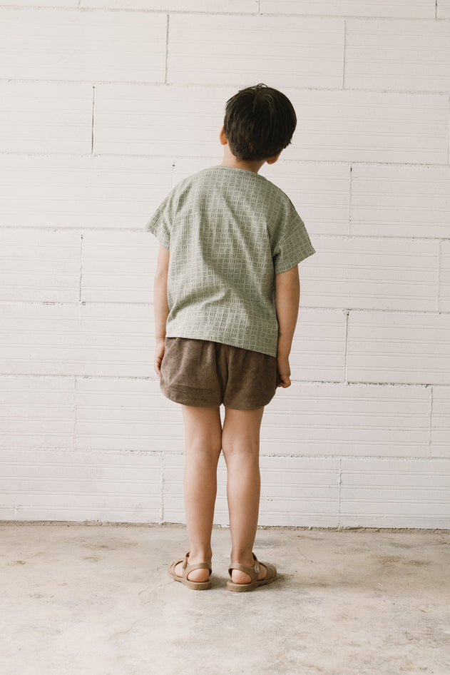 Kid's Haco Oversized T-Shirt Wicker Green
