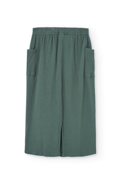 Kids' Hadiya Waffle Midi Skirt Blue