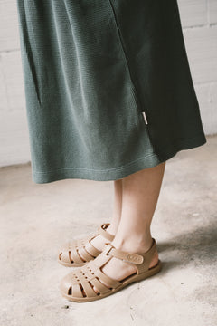 Kids' Hadiya Waffle Midi Skirt Blue