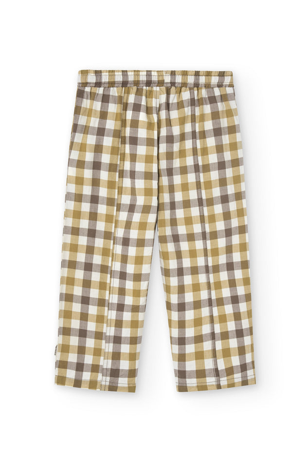 Kids' Hallow Pants Yellow Vichy