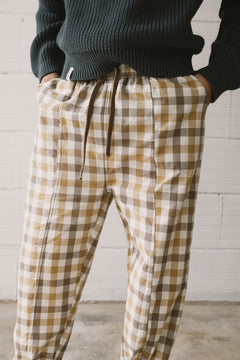 Kids' Hallow Pants Yellow Vichy