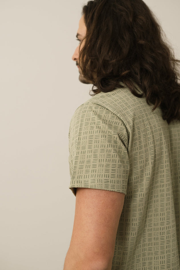 Harriet Heren T-shirt Wicker Green