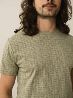 Harriet Heren T-shirt Wicker Green